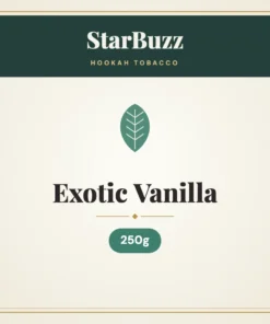 StarBuzz Exotic Vanilla Hookah Tobacco 250g