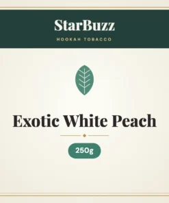 StarBuzz Exotic White Peach Hookah Tobacco 250g
