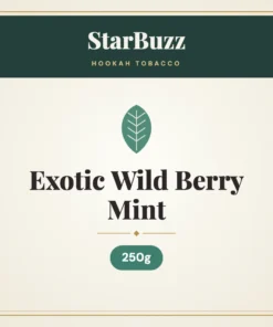 StarBuzz Exotic Wild Berry Mint Hookah Tobacco 250g