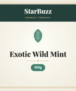 StarBuzz Exotic Wild Mint Hookah Tobacco 100g