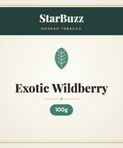 StarBuzz Exotic Wildberry Hookah Tobacco 100g
