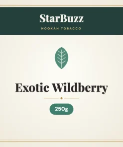 StarBuzz Exotic Wildberry Hookah Tobacco 250g