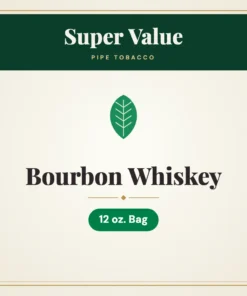 Super Value Bourbon Whiskey Pipe Tobacco – 12 oz. Bag