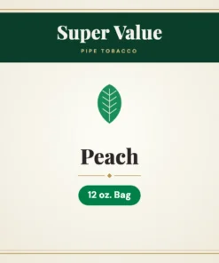 Super Value Peach Pipe Tobacco – 12 oz. Bag