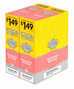 Swisher Sweets 1.49 Banana Smash Cigarillos – 30 Pouches of 2