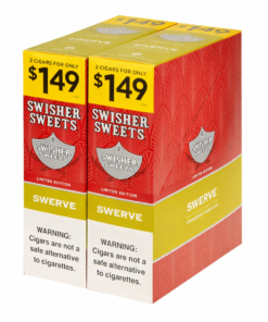 Swisher Sweets 1.49 Swerve Cigarillos – 30 Pouches of 2