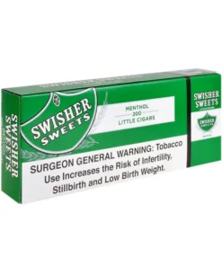 Swisher Sweets 100mm Menthol Little Cigars – 10 Packs of 20