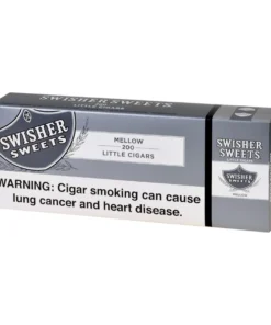 Swisher Sweets 100mm Milds Mellow Little Cigars – 10 Packs of 20