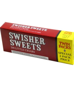 Swisher Sweets 100mm Twin Pack Regular Little Cigars – 5 Packs of 40