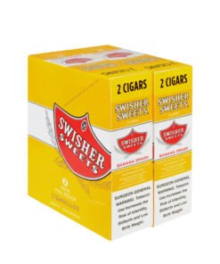 Swisher Sweets Banana Smash Cigarillos – 30 Packs of 2