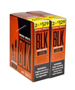 Swisher Sweets BLK Tip Cocoa Cigarillos $1.29 – 30 pouches of 2