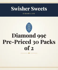 Swisher Sweets Diamond Cigarillos 99¢ Pre-Priced 30 Packs of 2