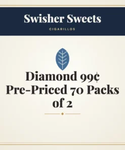 Swisher Sweets Diamond Cigarillos 99¢ Pre-Priced 70 Packs of 2