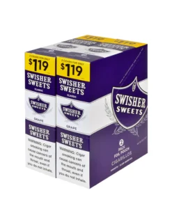 Swisher Sweets Grape Cigarillos $1.19 – 30 Packs of 2