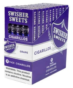 Swisher Sweets Grape Cigarillos 20 Packs of 5
