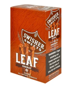 Swisher Sweets Leaf Cognac Cigars – Pack of 30, 10/3-ct