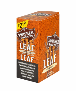 Swisher Sweets Leaf Cognac Cigars 3 for $2.19 – Pack of 30
