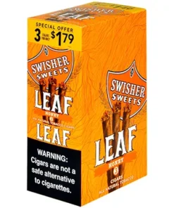 Swisher Sweets Leaf Honey Cigars 3 for $1.79 – Pack of 30