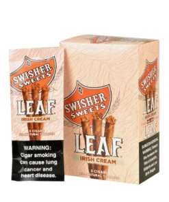Swisher Sweets Leaf Irish Cream Cigars – Pack of 30, 10/3-ct