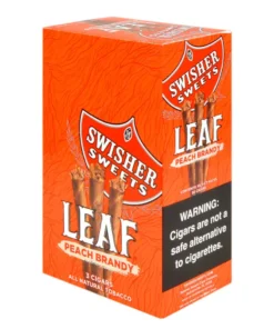 Swisher Sweets Leaf Peach Brandy Cigars – Pack of 30, 10/3-ct