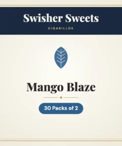 Swisher Sweets Mango Blaze Cigarillos – 30 Packs of 2