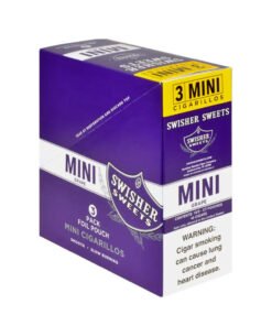 Swisher Sweets Mini Grape Cigarillos – 15 Pouches of 3