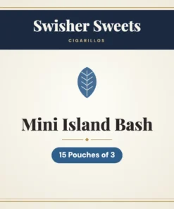 Swisher Sweets Mini Island Bash Cigarillos – 15 Pouches of 3