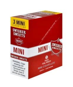 Swisher Sweets Mini Regular Cigarillos – 15 Pouches of 3
