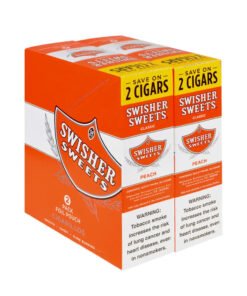 Swisher Sweets Peach Cigarillos – 30 Packs of 2