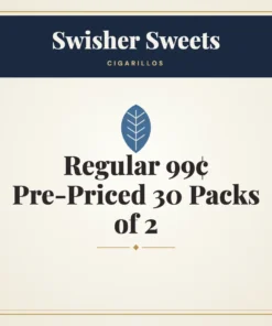 Swisher Sweets Regular Cigarillos 99¢ Pre-Priced 30 Packs of 2