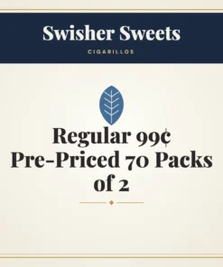 Swisher Sweets Regular Cigarillos 99¢ Pre-Priced 70 Packs of 2