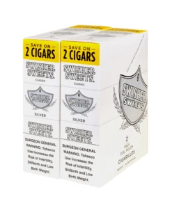 Swisher Sweets Silver Cigarillos – 30 Packs of 2