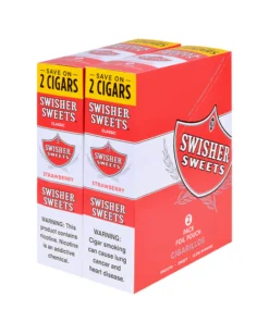 Swisher Sweets Strawberry Cigarillos – 30 Packs of 2