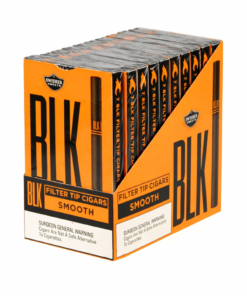 Swisher Sweets Tip BLK Smooth Cigars – 10 Packs of 7