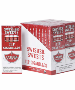 Swisher Sweets TIP Regular Cigarillos – 20 Packs of 5
