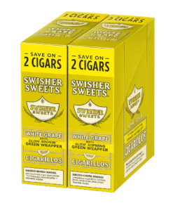 Swisher Sweets White Grape Cigarillos – 30 Packs of 2