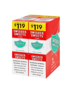 Swisher Sweets Wild Rush Cigarillos $1.19 Pre-Priced – 30 Packs of 2
