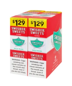Swisher Sweets Wild Rush Cigarillos $1.29 – 30 Packs of 2