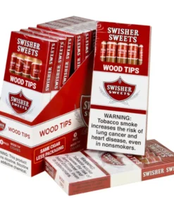 Swisher Sweets Wood Tip Cigarillos – 10 Packs of 5