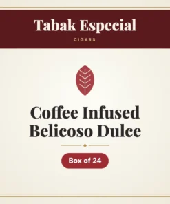 Tabak Especial Coffee Infused Belicoso Dulce Cigars – Box of 24