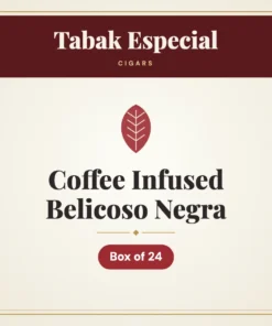 Tabak Especial Coffee Infused Belicoso Negra Cigars – Box of 24