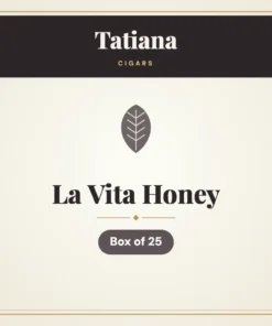 Tatiana La Vita Honey Cigars – Box of 25
