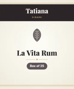 Tatiana La Vita Rum Cigars – Box of 25