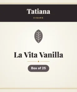 Tatiana La Vita Vanilla Cigars – Box of 25