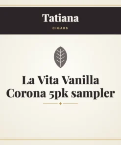 Tatiana La Vita Vanilla Corona 5pk sampler Cigars