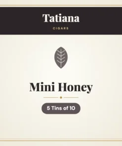 Tatiana Mini Honey Cigars – 5 Tins of 10