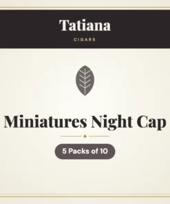 Tatiana Miniatures Night Cap Cigars – 5 Packs of 10