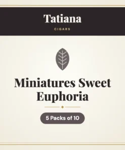 Tatiana Miniatures Sweet Euphoria Cigars – 5 Packs of 10