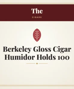 The Berkeley Gloss Cigar Humidor Holds 100 Cigars