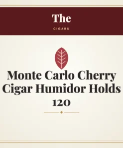 The Monte Carlo Cherry Cigar Humidor Holds 120 Cigars